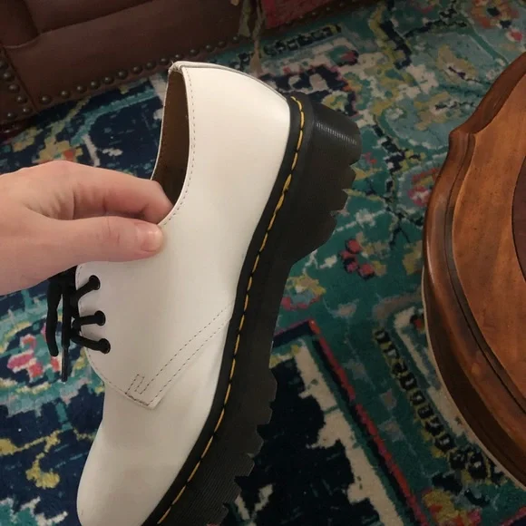 White Platform Doc Martens - Picture 3 of 4